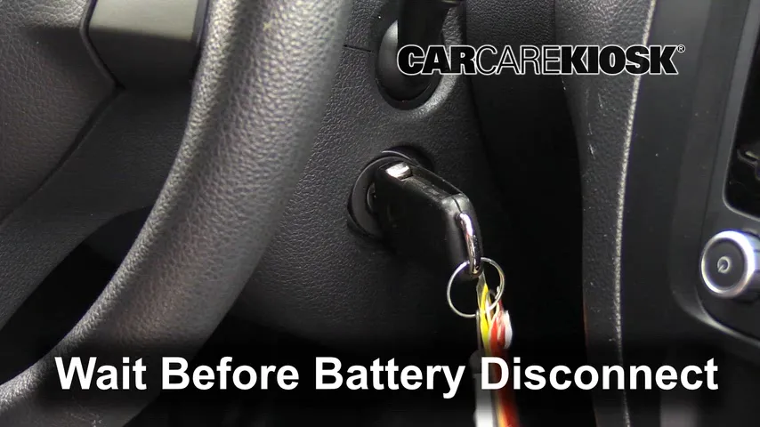 2014 Volkswagen Jetta SE 1.8L 4 Cyl. Turbo Sedan (4 Door) Battery Replace